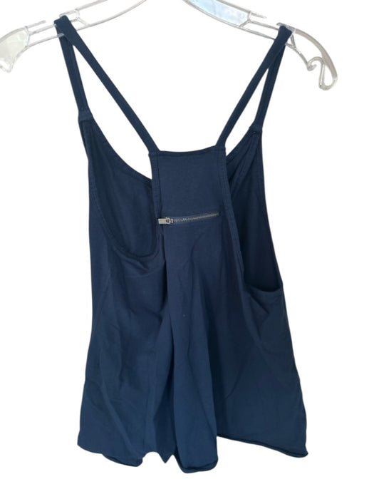 FP Movement Size XS Navy & white Cotton Spaghetti Strap built in shorts Dress Navy & white / XS