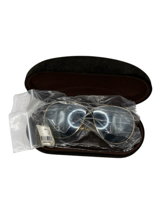 Tom Ford Gold & Brown Metal Oversize Sunglasses Gold & Brown