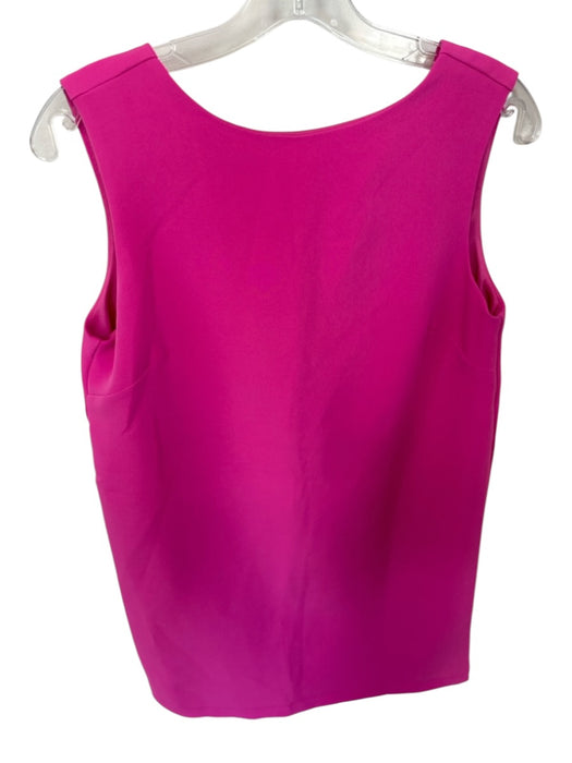 Glam Size S Pink Polyester Sleeveless Back Bow Shift Dress Pink / S