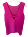 Glam Size S Pink Polyester Sleeveless Back Bow Shift Dress Pink / S
