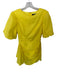 Strut & Bolt Size S Bright Yellow Cotton Short Balloon Sleeve Back Zip Dress Bright Yellow / S
