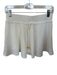 Sundays Size S White Polyester Blend Drawstring Textured Skort White / S
