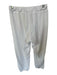 perfectwhitetee Size S White Terry Cloth Drawstring Jogger Lounge Pants White / S