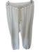perfectwhitetee Size S White Terry Cloth Drawstring Jogger Lounge Pants White / S