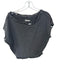 We The Free Size S Charcoal Cotton Cap Sleeve Circles Top Charcoal / S