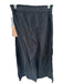 Mirth Size XS Black Cotton Elastic Waist Wide Leg Cropped Pants Black / XS