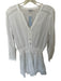 Rails Size S White Linen Blend Long Sleeve Lace Detail Smocked Waist Dress White / S