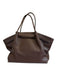 JW PEI Dark Brown Vegan Leather Magnetic Closure Hand & Shoulder Bag Bag Dark Brown / L