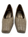 Stuart Weitzman Shoe Size 8 Taupe Brown Leather & Textile Upper Shimmer Pumps Taupe Brown / 8
