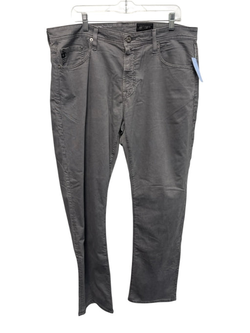 AG Size 36 Gray Cotton Striped Khaki Men's Pants Gray / 36