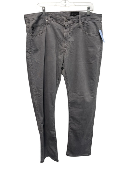 AG Size 36 Gray Cotton Striped Khaki Men's Pants Gray / 36
