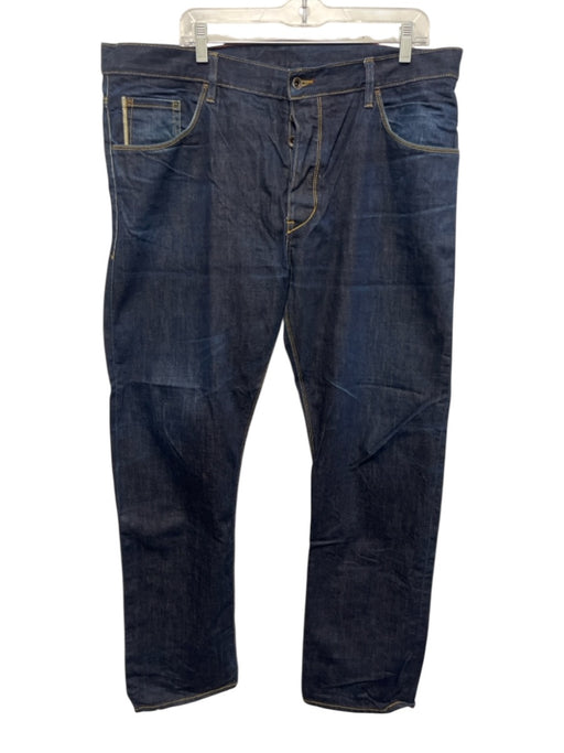 Raleigh Size 38 Dark Wash Cotton Solid Jean Selvedge Men's Pants Dark Wash / 38