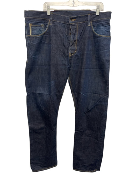 Raleigh Size 38 Dark Wash Cotton Solid Jean Selvedge Men's Pants Dark Wash / 38
