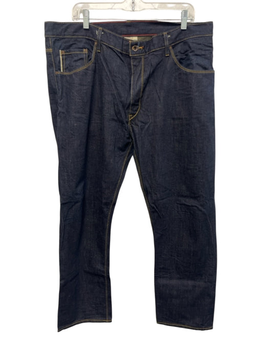 Raleigh Size 38 Dark Wash Cotton Solid Jean Selvedge Men's Pants Dark Wash / 38
