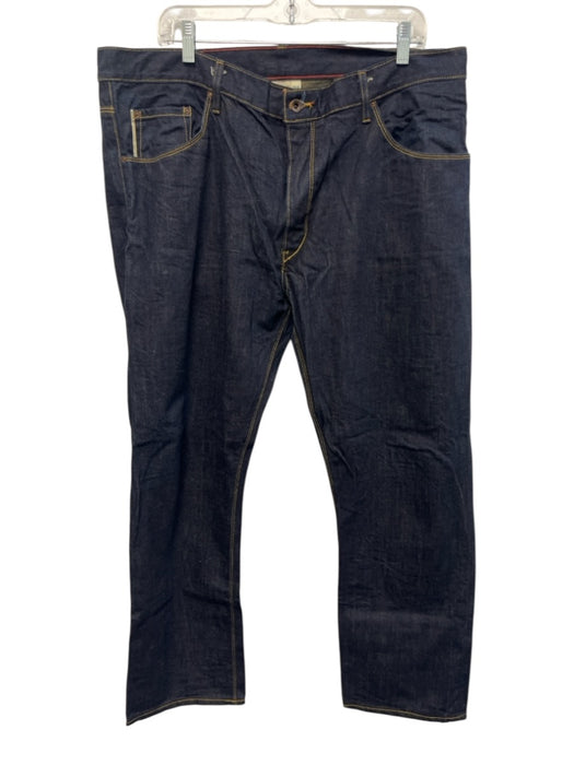 Raleigh Size 38 Dark Wash Cotton Solid Jean Selvedge Men's Pants Dark Wash / 38