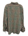 Sid Mashburn Size XXL Green & Red Cotton Plaid Flannel Men's Long Sleeve Shirt Green & Red / XXL