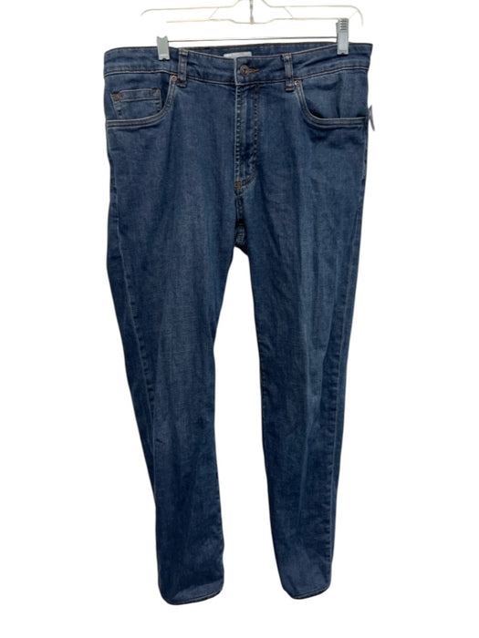 Peter Millar Size 33 Blue Cotton Solid Jean Men's Pants Blue / 33