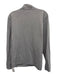 Peter Millar Size M Gray Cotton Solid Quarter Zip Men's Long Sleeve Shirt Gray / M