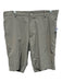 Peter Millar Size 34 Gray Synthetic Solid Khakis Men's Shorts Gray / 34