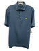 Masters Size S Blue & Green Synthetic Striped Polo Athleisure Men's Short Sleeve Blue & Green / S