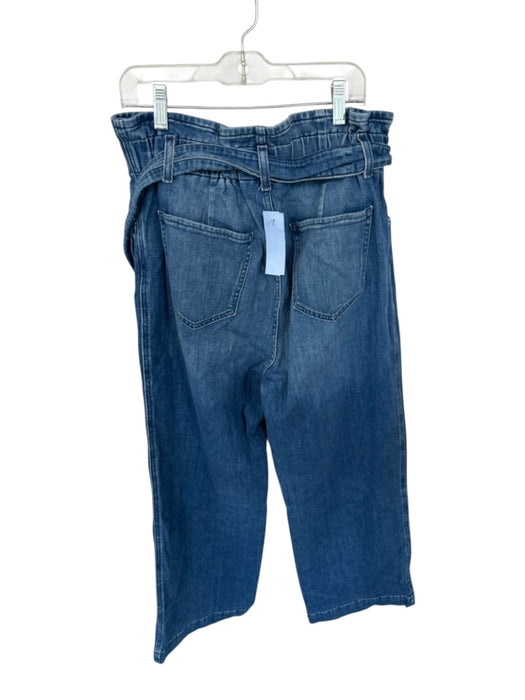 Joes Size 31 Medium Wash Cotton Blend Belt Wide Leg Cropped Button Fly Jeans Medium Wash / 31