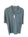 Peter Millar Size XL Green & Blue Cotton Blend Striped Short Sleeve Men's Polo Green & Blue / XL