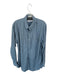Onward Reserve Size L Grey Nylon Blend Button Down Plaid Men's Shirt Grey / L