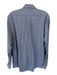 Onward Reserve Size L Navy & White Nylon Blend Gingham Button Down Men's Shirt Navy & White / L