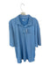Onward Reserve Size XL Blue & White Polyester Blend Striped Athletic Men's Polo Blue & White / XL
