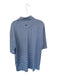 Onward Reserve Size XL Blue & White Polyester Blend Striped Athletic Men's Polo Blue & White / XL
