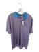 Southern Tide Size XL Orange & Baby Blue Polyester Striped Men's Polo Orange & Baby Blue / XL