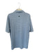 Onward Reserve Size XL sky blue & green Polyester Blend Striped Athletic Polo sky blue & green / XL