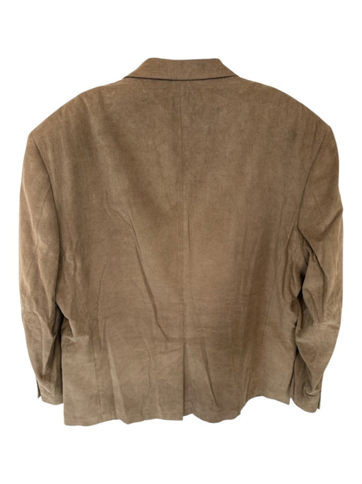 Lauren Ralph Lauren Brown & Maroon Corduroy Lined 2 Button Sport Coat Blazer Brown & Maroon / 44r