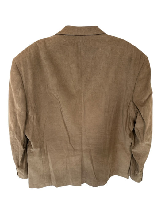 Lauren Ralph Lauren Brown & Maroon Corduroy Lined 2 Button Sport Coat Blazer Brown & Maroon / 44r
