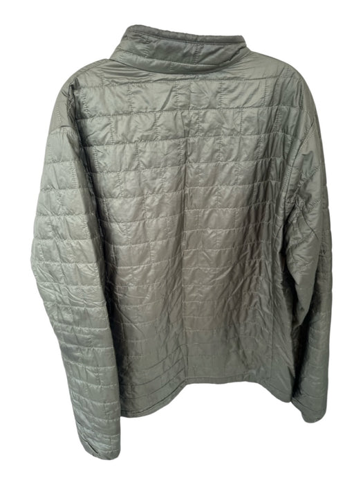 Patagonia Size XL Olive Green Recycled Polyester Quilted Full Zip Men's Jacket Olive Green / XL