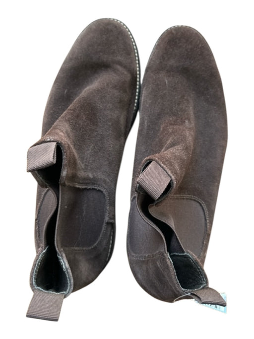 Onward Reserve Shoe Size 9.5 Chocolate Suede Chelsea Stitch Detail Men's Booties Chocolate / 9.5