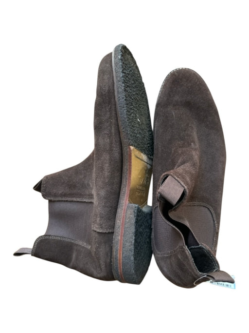 Onward Reserve Shoe Size 9.5 Chocolate Suede Chelsea Stitch Detail Men's Booties Chocolate / 9.5