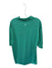 Onward Reserve Size XL White & Green Polyester Blend Striped Athletic Men's Polo White & Green / XL