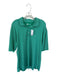 Onward Reserve Size XL White & Green Polyester Blend Striped Athletic Men's Polo White & Green / XL