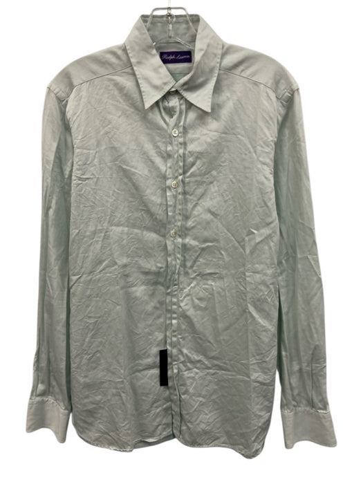 Ralph Lauren Purple Size S Light blue Cotton Solid Button Down Long Sleeve Shirt Light blue / S