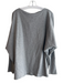 RLX Size L Gray Lyocell blend Round Neck Long Sleeve Ribbed Detail Top Gray / L
