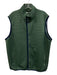 Onward Reserve Size XL Green & Blue Polyester Snap Buttons Zip Up Men's Vest Green & Blue / XL