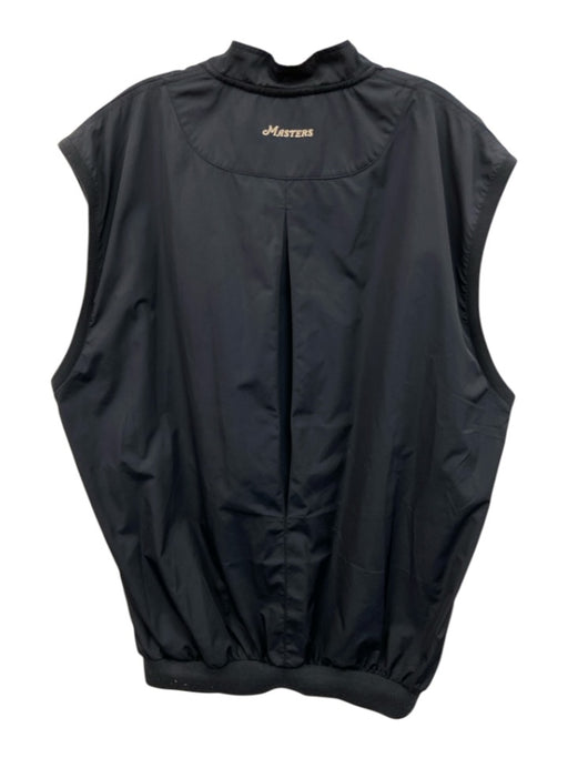 Masters Size XXL Black Polyester Quarter Button Men's Vest Black / XXL