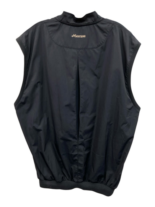 Masters Size XXL Black Polyester Quarter Button Men's Vest Black / XXL