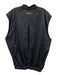 Masters Size XXL Black Polyester Quarter Button Men's Vest Black / XXL