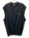 Masters Size XXL Black Polyester Quarter Button Men's Vest Black / XXL