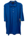 Peter Millar Size L Blue Polyester Polo Men's Short Sleeve Shirt Blue / L