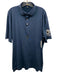 Peter Millar Size L Blue Polyester Polo Men's Short Sleeve Shirt Blue / L