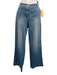 Chanel Size 38 Light Wash Cotton Blend Contrast Fading Low Rise Jeans Light Wash / 38