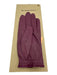 Burberry Purple Leather Elastane Nova Check Detail Velcro Golf Gloves Purple